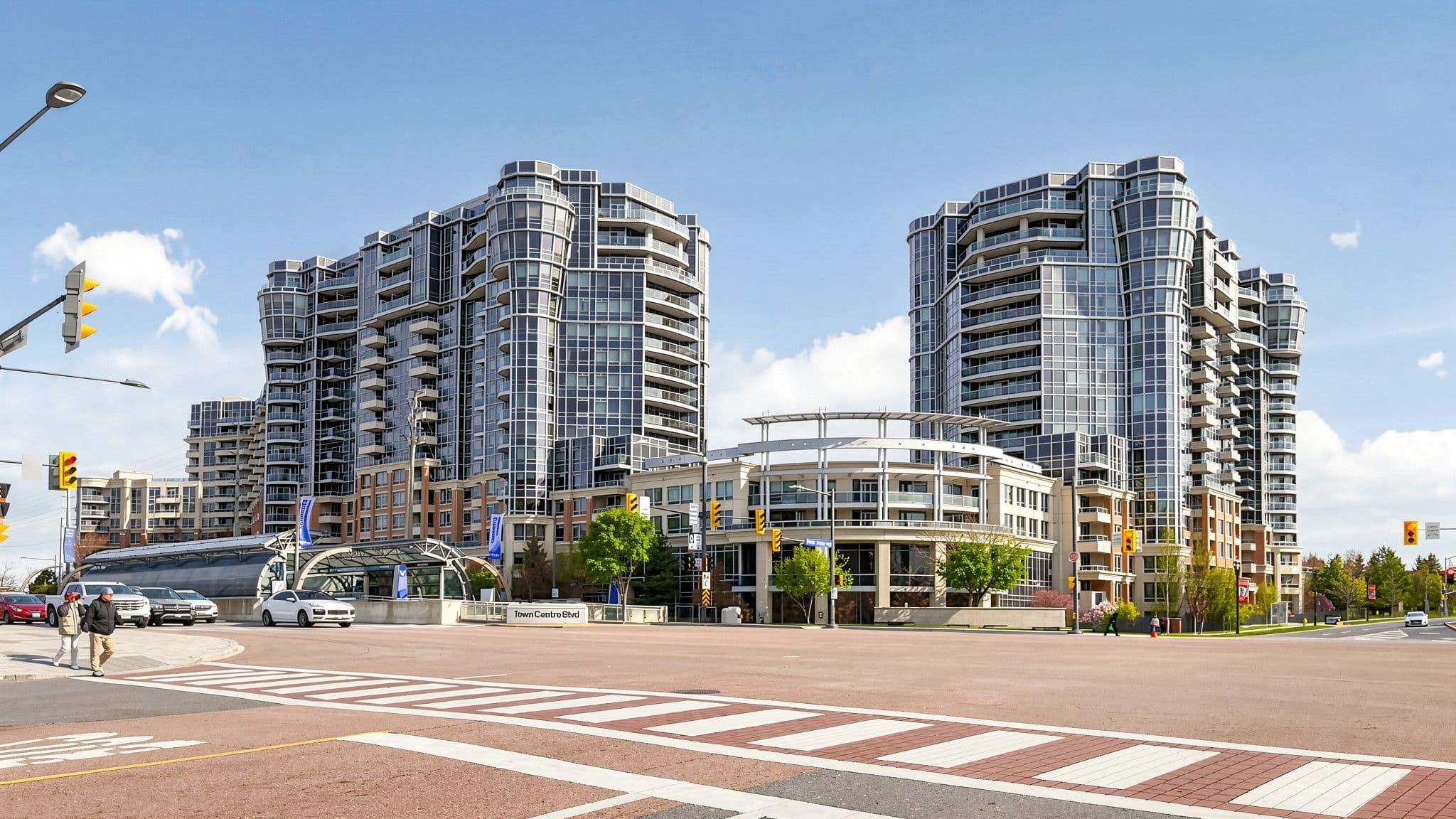 Listing photo of 3 bedroom condo apartment in Markham at 23 Cox Boulevard.
